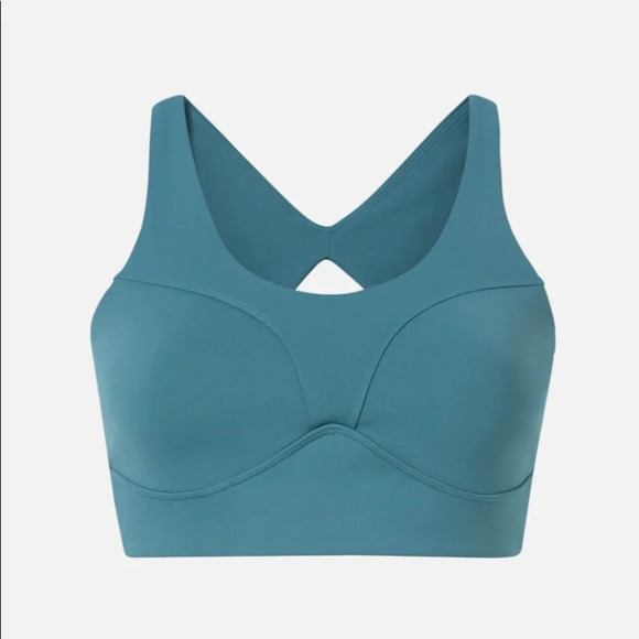 All Access Set Green/Blue: High Waisted Center Stage Leggings + Sports Bra - Picture 13 of 16